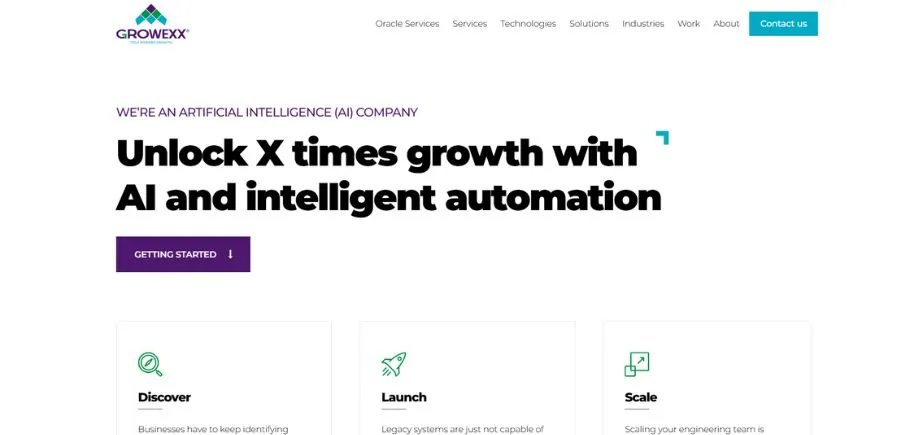Growexx - AI Development Companies
