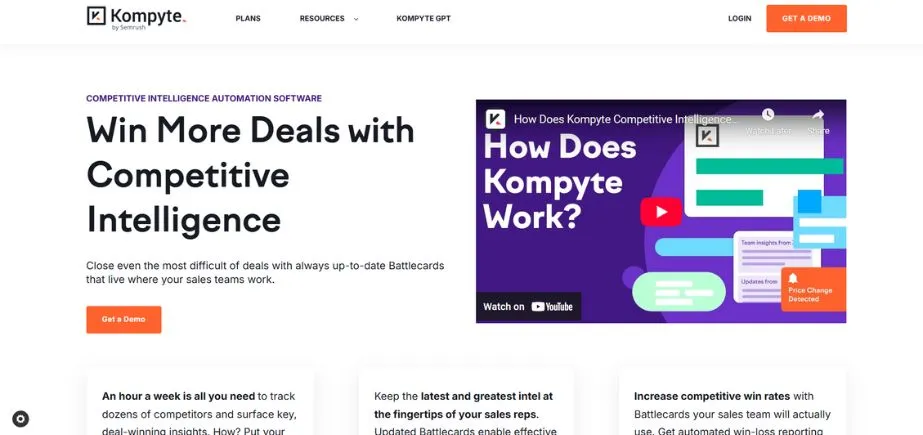 Kompyte - Competitor Monitoring Tools