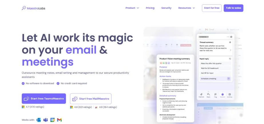 MailMaestro - AI email assistants