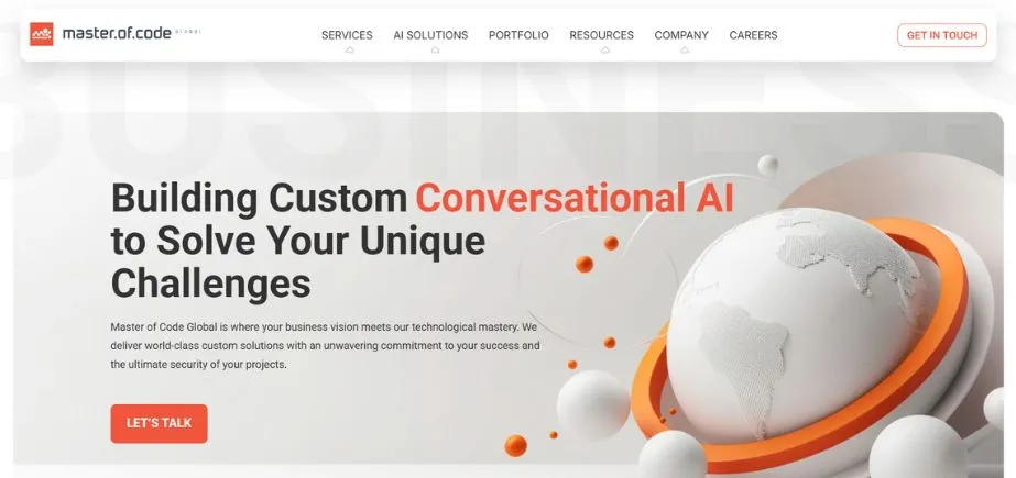 Master of Code Global - AI Development Companies