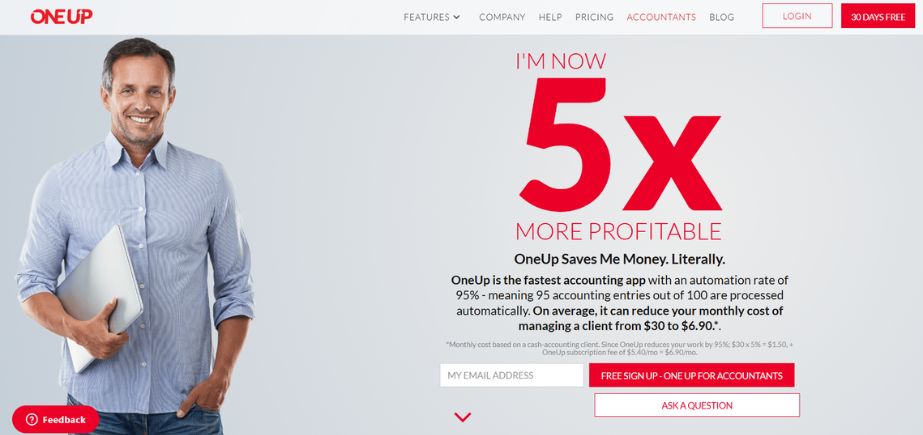 OneUp - Best Accounting Software Alternatives
