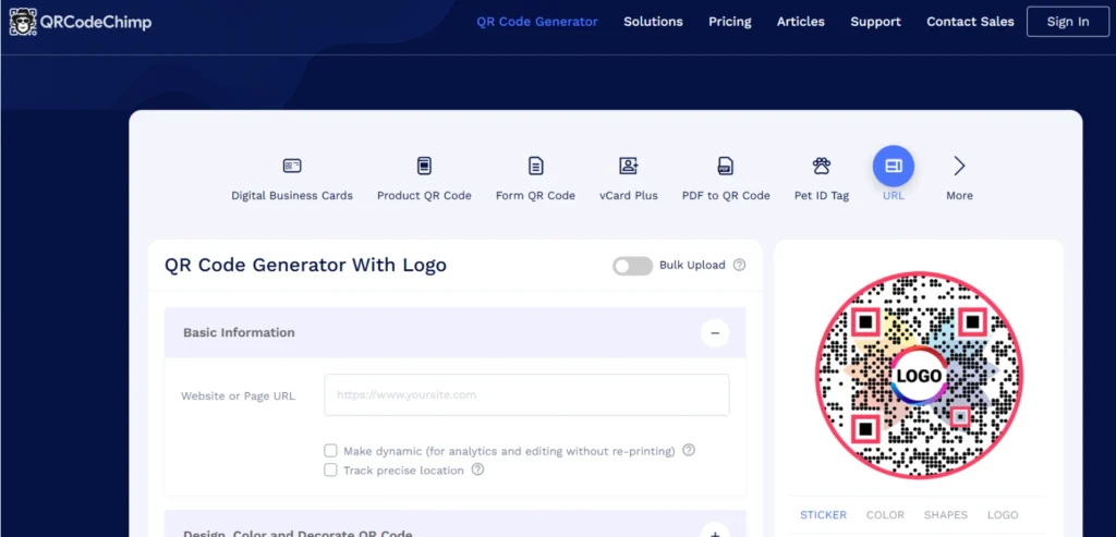 QRCodeChimp- WiFi QR Code Generators