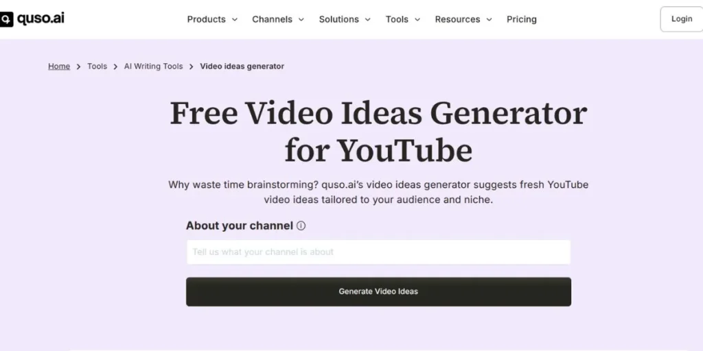 YouTube Video Ideas