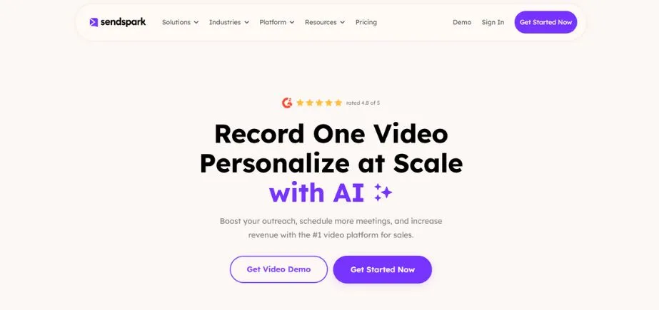 SendSpark - best screen recording software