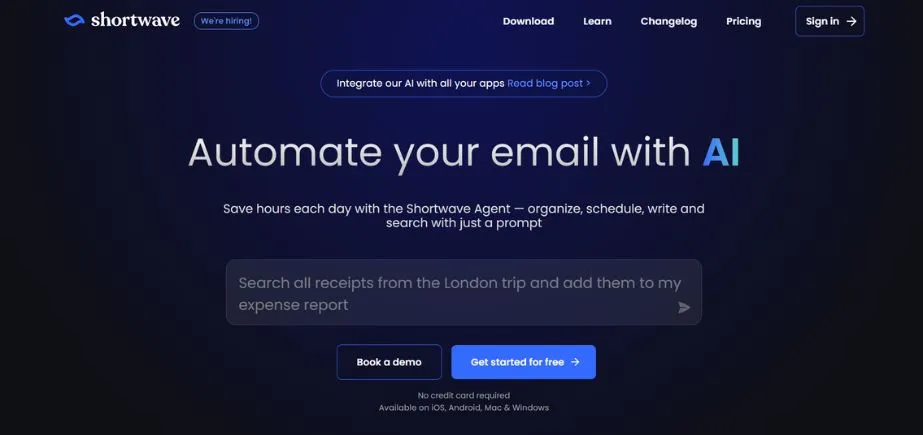 Shortwave - AI email assistants