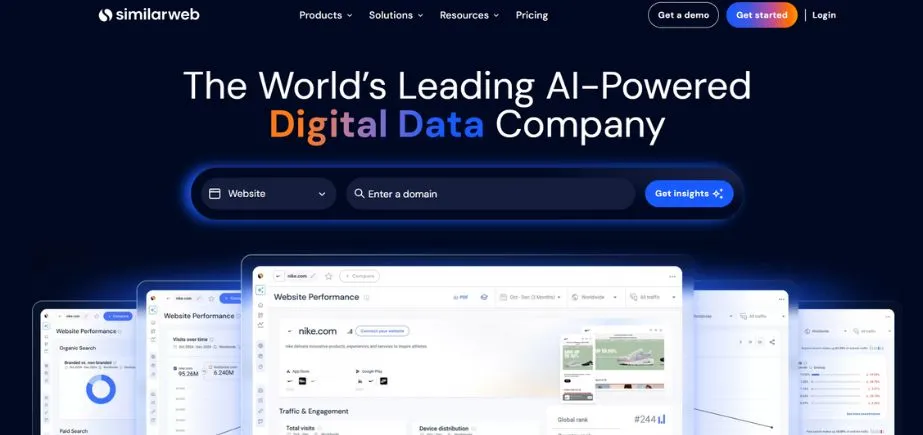 Similarweb - Competitor Monitoring Tools