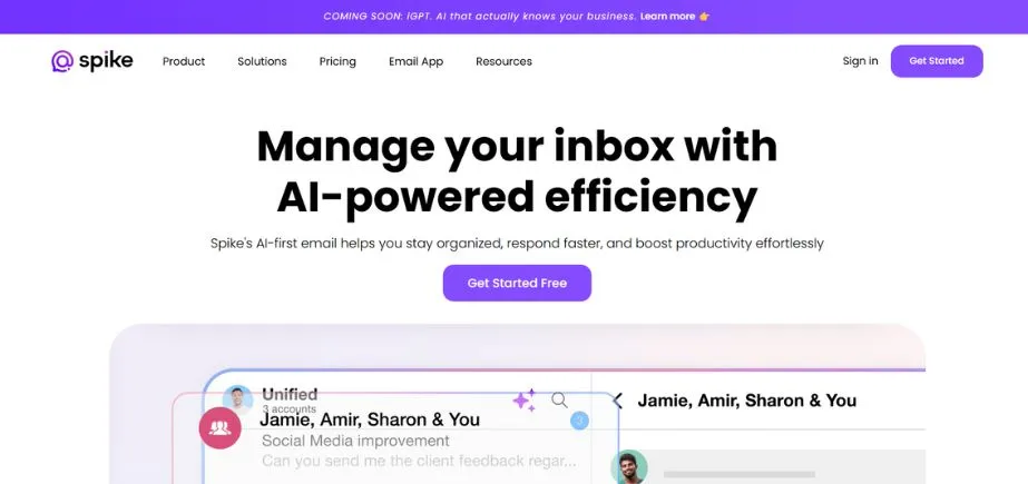 Spike - AI email assistants