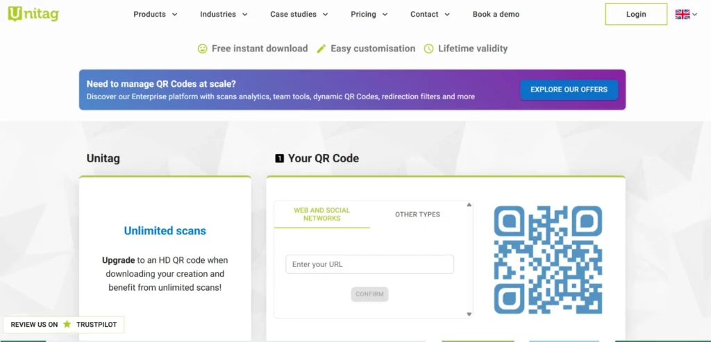 Unitag- WiFi QR Code Generators