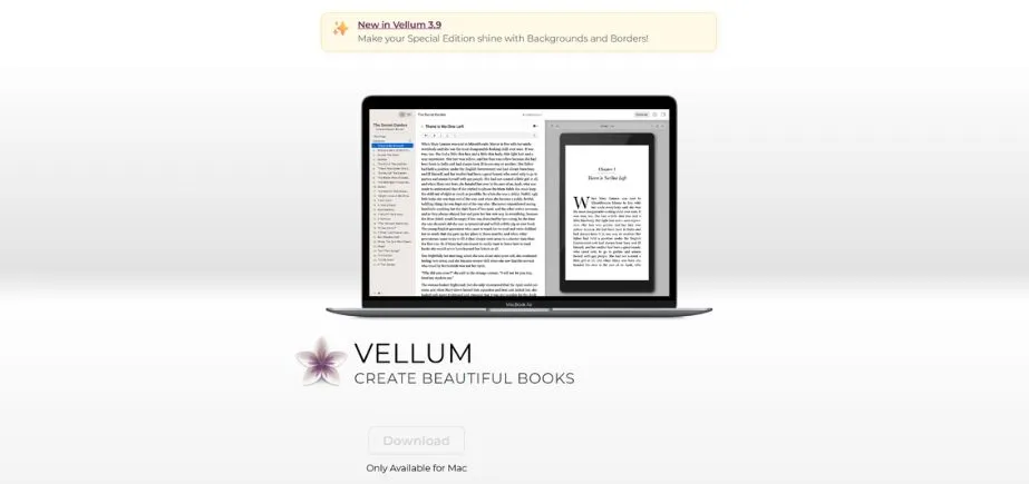 Vellum - writing editing apps