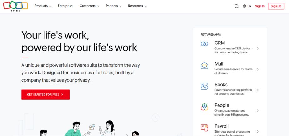 MNC Companies in Chennai - zoho