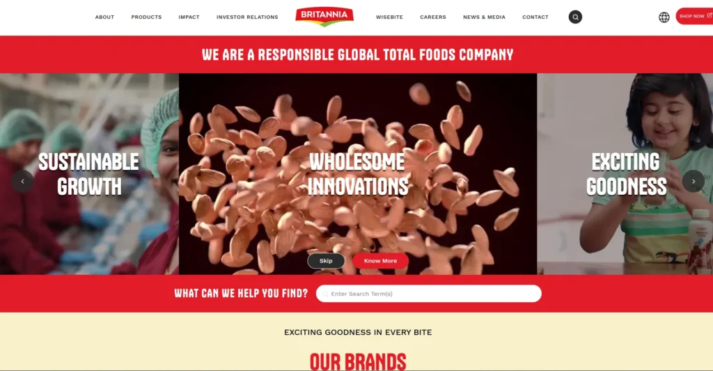 Food Company in India - Britannia Industries