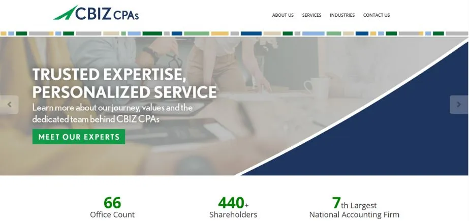 CBIZ - top accounting firms in the USA