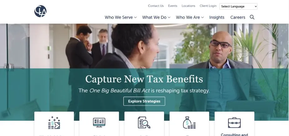 CLA (CliftonLarsonAllen) - top accounting firms in the USA