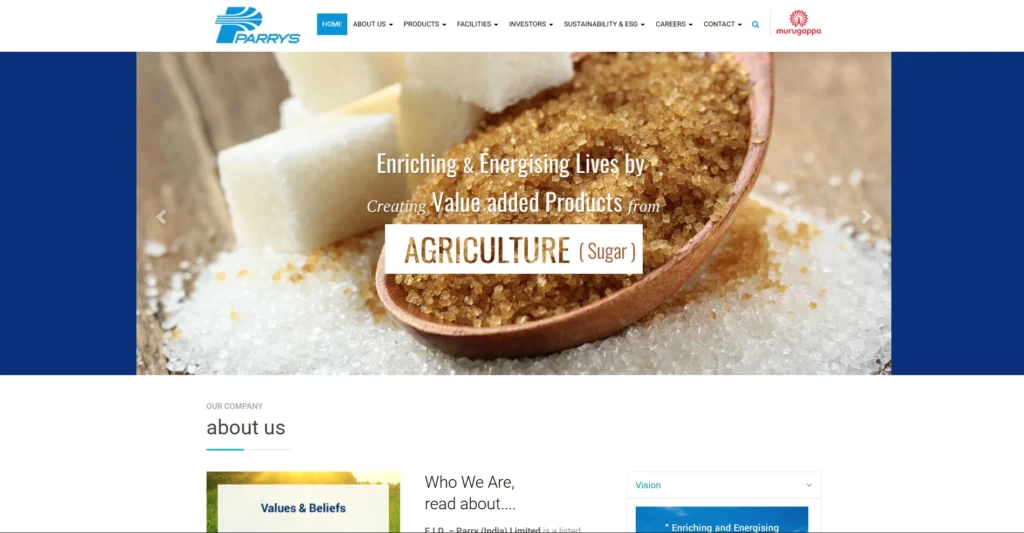Food Company in India - EID Parry