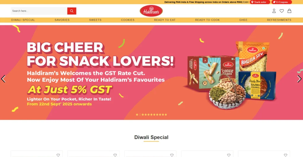 Food Company in India - Haldiram’s