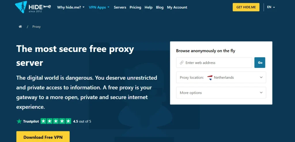 Hide.me-Proxy Servers