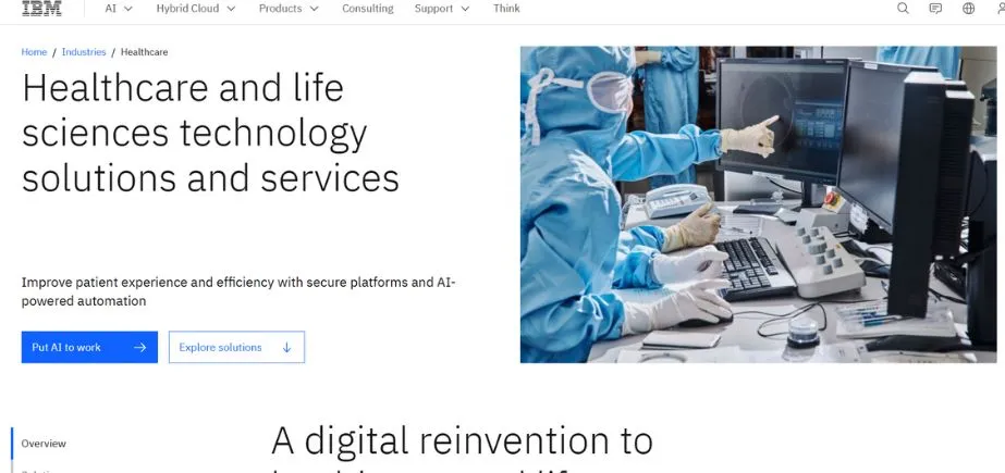 IBM Watson Health - Healthcare Software Development Companies in the USA