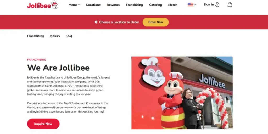 Jollibee Franchise Cost