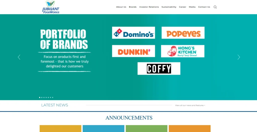 Food Company in India - Jubilant FoodWorks