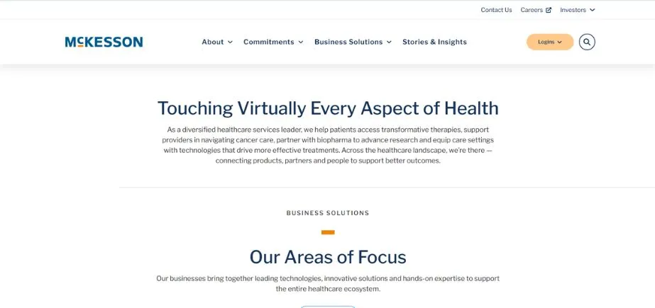 McKesson Corporation- Healthcare Software Development Companies in the USA