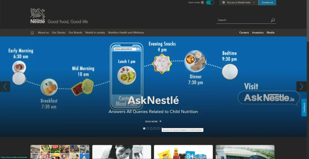 Food Company in India - Nestlé India