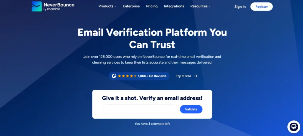 Email Verification Software Tool - NeverBounce