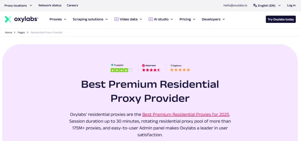 Oxylabs-Proxy Servers