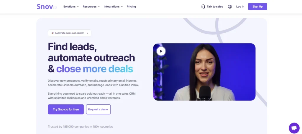Cold email Platform - Snov.io
