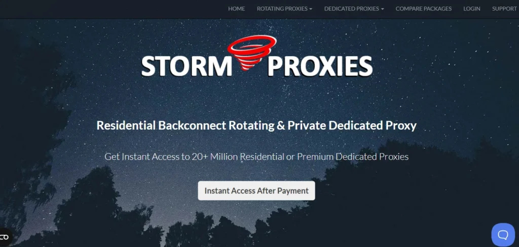 Storm Proxies-Proxy Servers