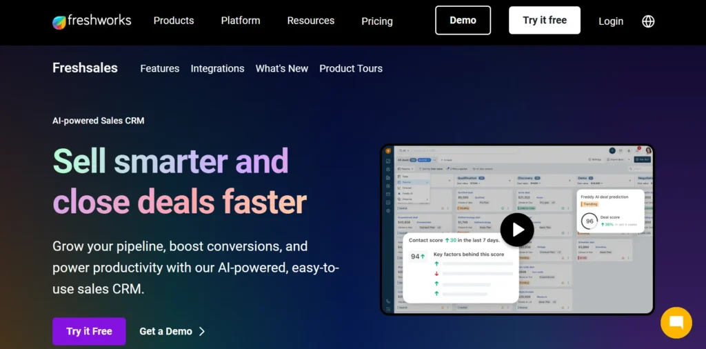 CRM Platforms - freshsales