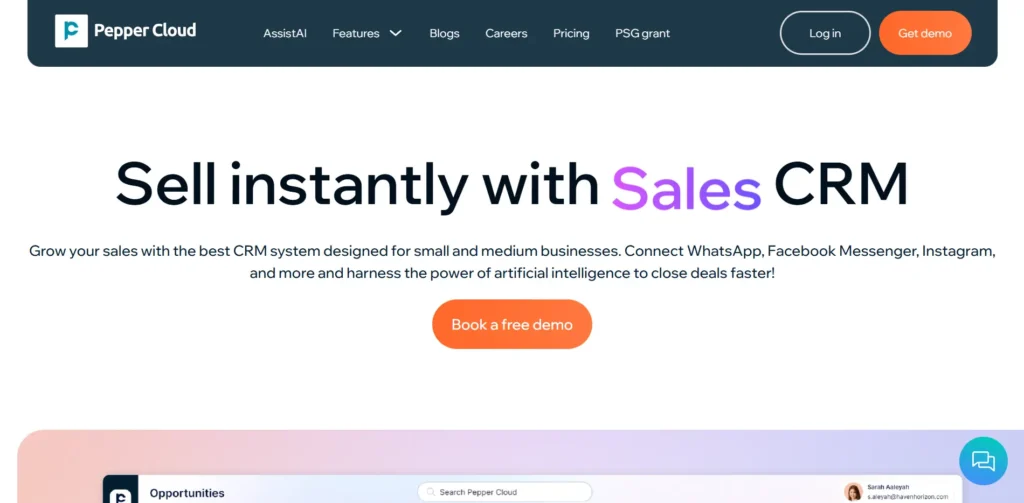 CRM Platforms - pepper cloud