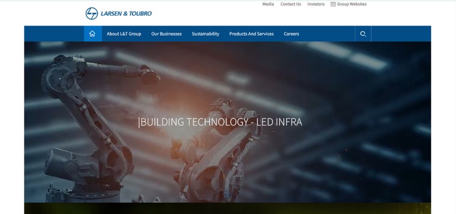 B2B Companies in india-larsen-and-toubro