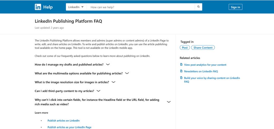 content syndication-linkedin