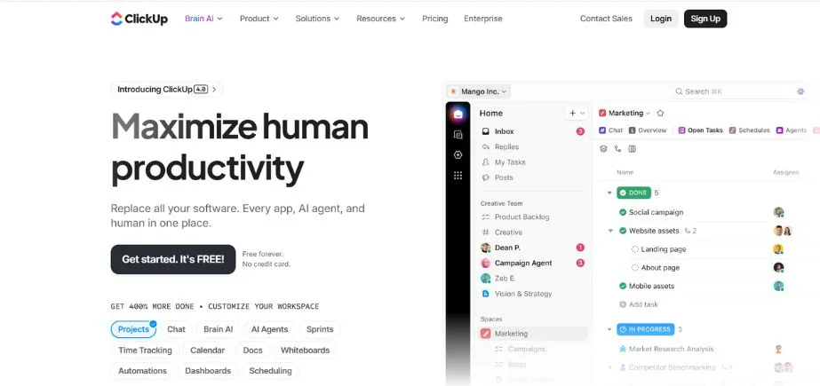 ClickUp - Saas Operations Management Software 