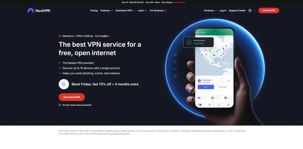 NordVPN-VPN for Android