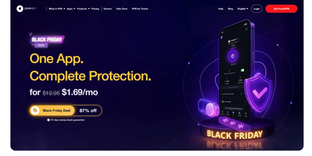 PureVPN-VPN for Android