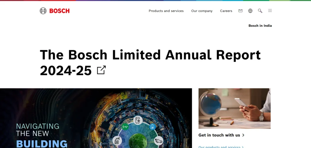 automobile company in bangalore - Bosch Ltd