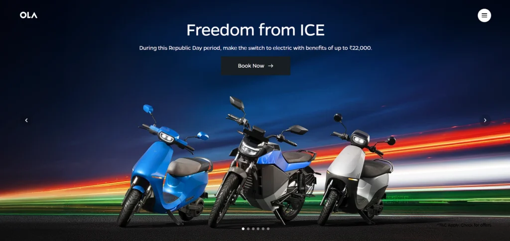 automobile company in bangalore - Ola Electric Mobility Ltd