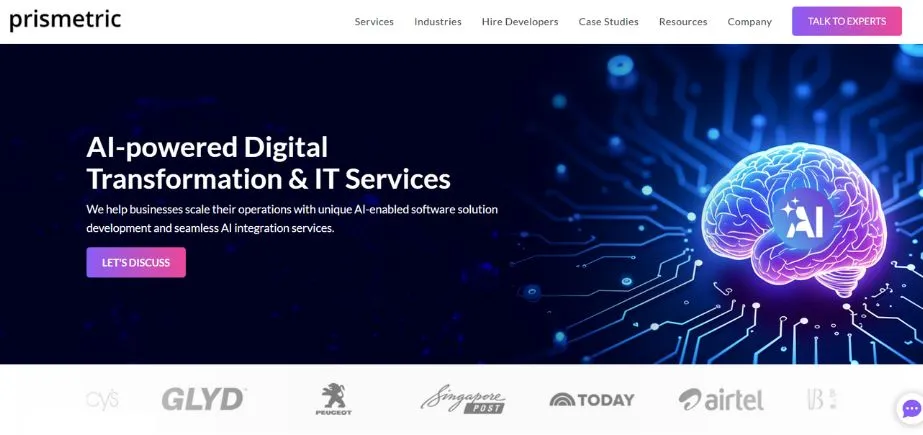 Prismetric Technologies - App Development Companies in Hyderabad