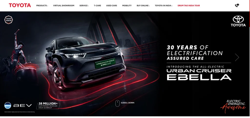 automobile company in bangalore - Toyota Kirloskar Motor Pvt Ltd