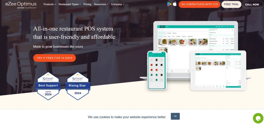 canteen management software - eZee Optimus