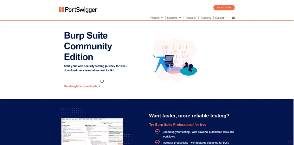 Open Source Cybersecurity Tools-Burp Suite Community Edition