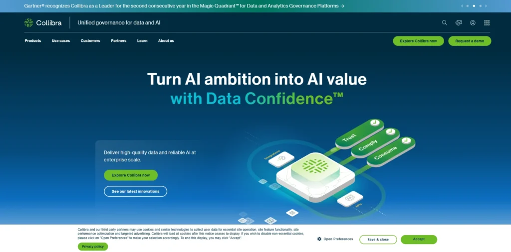 Data Lineage Software-Collibra Data Intelligence Cloud
