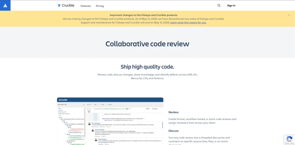 Code Review Tools- Crucible