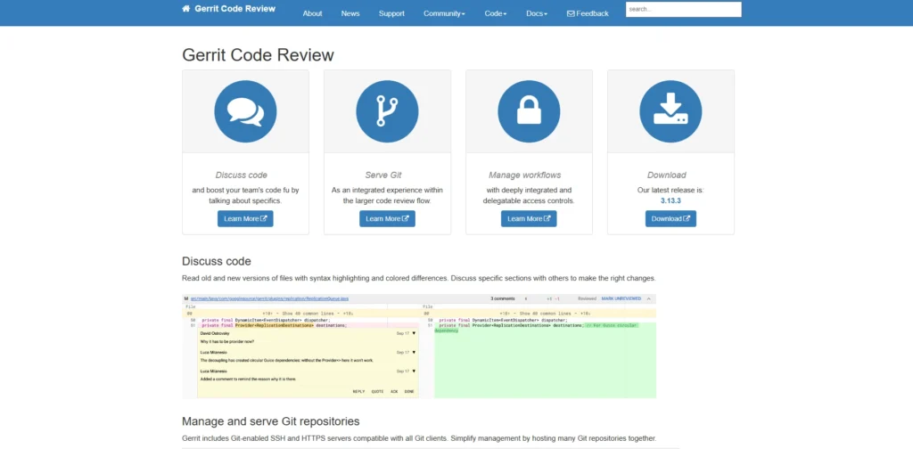 Code Review Tools- Gerrit