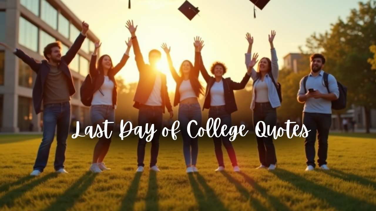 Last Day of College Quotes