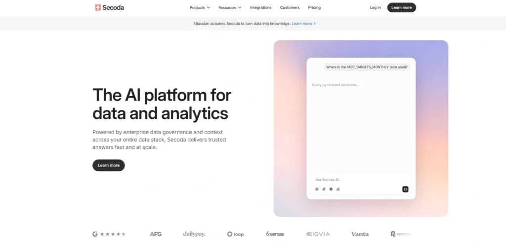 Data Lineage Software-Secoda