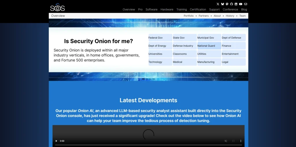 Open Source Cybersecurity Tools-Security Onion