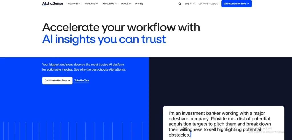 AlphaSense-Market intelligence software