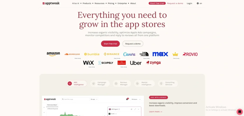 AppTweak-Market intelligence software